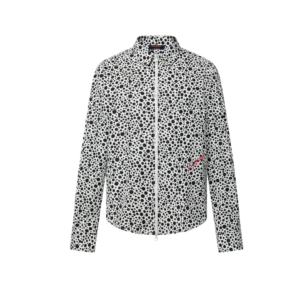 Louis Vuitton x Yayoi Kusama Infinity Dots Zip Up Shirt